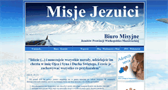 Desktop Screenshot of misje.jezuici.pl