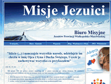 Tablet Screenshot of misje.jezuici.pl