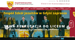 Desktop Screenshot of jezuici.edu.pl