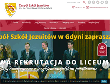 Tablet Screenshot of jezuici.edu.pl