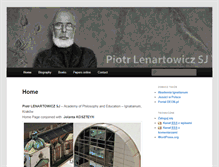 Tablet Screenshot of lenartowicz.jezuici.pl